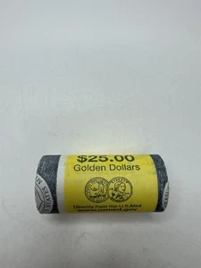 2000 Sacagawea $25 Mint Wrapped Roll ~ U.S. Scarce Coins - Picture 1 of 3