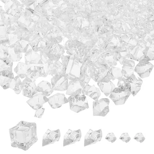  310PCS Spargitore da Tavolo di Ghiaccio Artificiale: Pellet di Ghiaccio Cristallo Trasparente per Matrimonio - Foto 1 di 12
