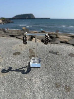 Orecchini In Argento 925 Quarzo Rosa  - Immagine 1 di 4