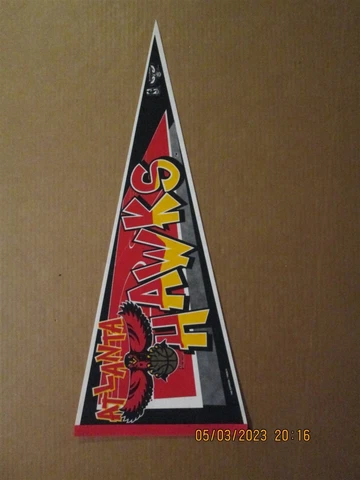 NBA Atlanta Hawks Vintage Circa 1994 Team Logo Basketball Pennant Cover