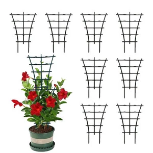 8pcs Indoor Plant Trellis Stackable Plant Pot Trellis Small Garden Support - Picture 1 of 11