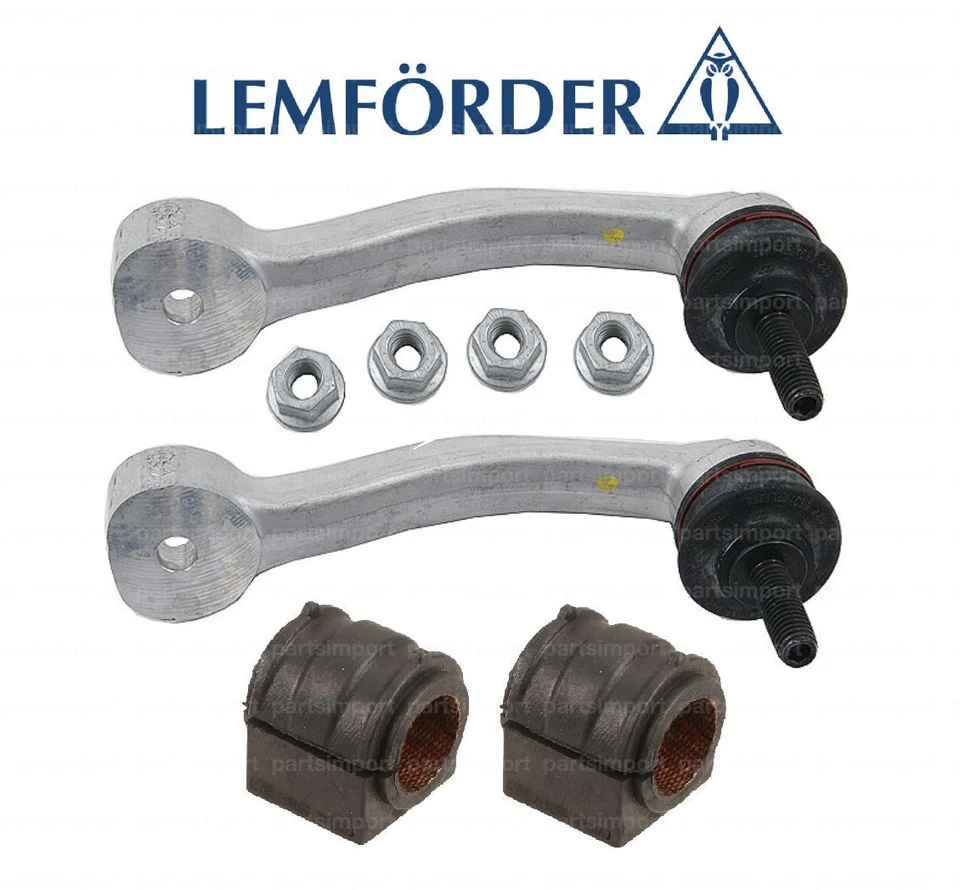 Barra estabilizadora delantera izquierda + kit de bujes OEM para Jaguar S-Type XJ8 XJR (2004-2009) Foto 1 de 1