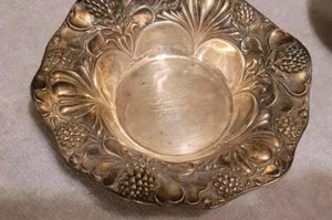 Gorham Sterling Silber Nussschale Antik Schale 5 1/4" 60 gr. Beere 🍇 Design  - Bild 1 von 4
