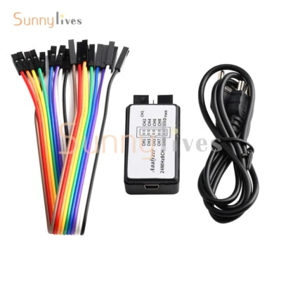 USB Logic Analyzer Device Set USB Cable 8CH 24MHz 24MHz  for ARM FPGA M100 - Image 1 of 4