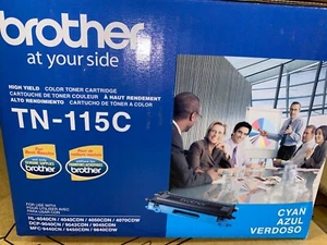 Brother Cyan Toner Cartridge (HL-4040CN Series) TN115C ✅❤️️✅❤️️ NEW! - Picture 1 of 3