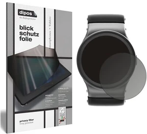 Blickschutzfolie für 58 mm Durchmesser Uhr matt Schutzfolie Folie Display Schutz - Photo 1/4