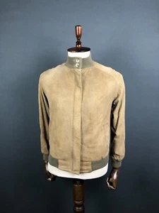 Burberrys Full Zip Jacket Genuine Leather Beige Men - Picture 1 of 11