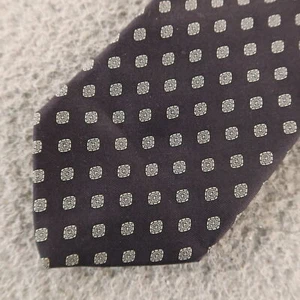 Cravatta Stafford grigia geometrica 100% seta 3" - Foto 1 di 5