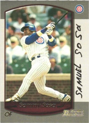 Bowman #121 Sammy Sosa Chicago Cubs 2000  Foto 1 de 2