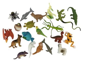 10x Tiere Set Mix Aufstellfigur Miniblings Wildtiere Haustiere Tierset Figuren - Picture 1 of 5