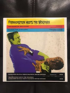FRANKENSTEIN MEETS THE WOLFMAN 1943 SUPER 8 B/W SOUND 400FT CINE FILM 8MM - Picture 1 of 19