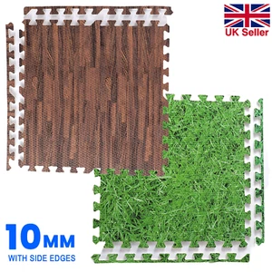 EVA INTERLOCKING FLOOR MATS SOFT FOAM GYM FLOORING MAT YOGA TILES 10MMx60x60CM - Picture 1 of 14