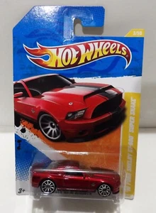 Hot Wheels '10 Ford Shelby GT 500 Super Snake Red 2011 New Models Molding Error - Picture 1 of 6