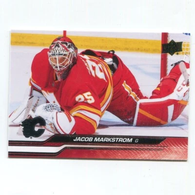 2023-24 Upper Deck Hockey Series 2 Jacob Markstrom Base #279 Calgary Flames - Image 1 of 2
