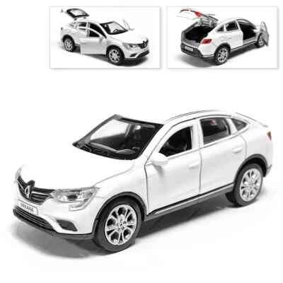 Renault Arkana Metal Model Diecast Car Scale, Collectible Toy Cars, White, 1/36 - Image 1 of 4