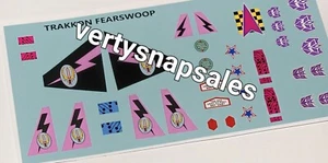 Transformers G1 PRECUT Repro Stickers For EURO TRAKKON FEARSWOOP - Bild 1 von 1