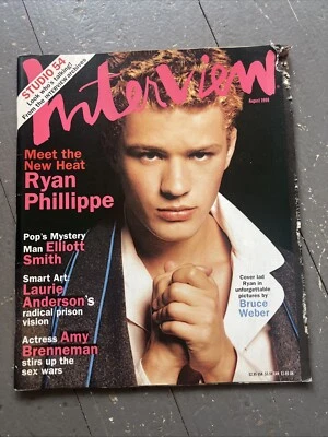 Interview Magazine - August 1998 - Ryan Philippe With Bruce Weber Photos - Image 1 of 4