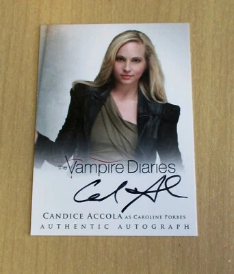 2013 Cryptozoic Vampire Diaries Season 2 autograph auto Candice Accola A6 - Image 1 of 2