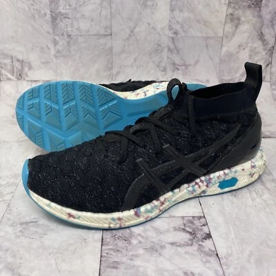 Asics HyperGel Kan Womens Size 9 M (B) Running Shoes Mid Black Knit Sneakers - Image 1 of 4