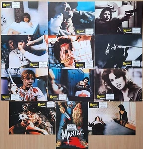 Maniac ORIGINAL Spanish '80 LOBBY CARD SET William Lustig iconic slasher XRARE!! - Bild 1 von 3