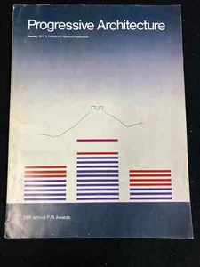 1977 PROGRESSIVE ARCHITECTURE MAGAZINE 24TH ANNUAL DESIGN AWARDS, JANUARY - Picture 1 of 5