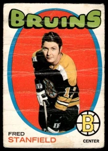 1971-72 O-Pee-Chee Fred Stanfield Boston Bruins #7 R12 - Imagen 1 de 2