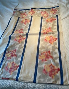 VINTAGE EARLY 20TH C HAND MADE SUPER LARGE LAUNDRY SACK / BAG 48" LONG NEEDS TLC - Picture 1 of 10