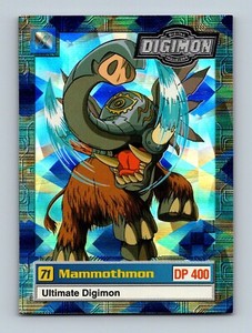 Digimon Animated Series 2 - PRISM Mammothmon 19 of 32 - Upper Deck 2000