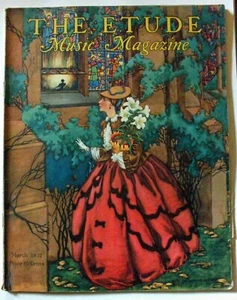DIE ETUDE MUSIKZEITSCHRIFT März 1932 Ruth Collins Speera Cover Horowitz - Bild 1 von 2