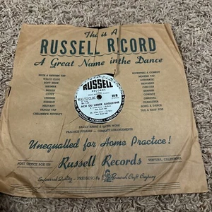 Russell Records 1953 99 A-B Ach du lieber Augustine Waltz Clog Dance - Picture 1 of 4