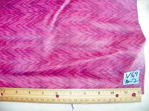 Burgundy Flamestitch Print Upholstery Fabric 1 Yard V64 - Bild 1 von 1