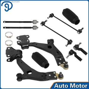 BT-201 Front Lower Control Arms Sway Bars Tie Rod Ends Kit For Ford Escape 14-18 - Picture 1 of 14