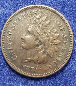 1873 Indian Head Cent Better Grade FULL Liberty ~ corroded ~ L👀K SHIPS FREE - Picture 1 of 2