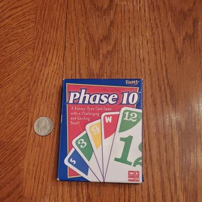 Fundex Phase 10 Card Game A Rummy- Type Card Game With A Twist 2001 - Image 1 of 4