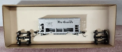 Denver and Rio Grande Western RR Silver Ore Hopper 954 Roundhouse 1324 Built HO - Image 1 of 2