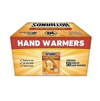 HotHands Hand Warmer 50 pk (100pcs) Free Shipping, Same Day Ship.