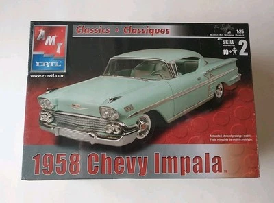 AMT ERTL   1958 CHEVY IMPALA  #31760  Model 1:25 New In Box Sealed - Image 1 of 4