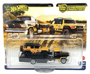 HOT WHEELS PREMIUM TOYOTA FJ CRUISER + HORIZON HAULER #81 JBM33 DIE CAST NEW SET - Bild 1 von 5