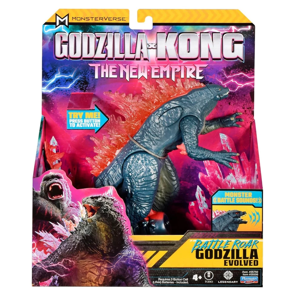 MONSTER VERSE Godzilla x Kong Battle Roar Action Figure 18cm Monster Sound FX Collectable New