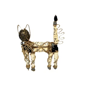 Vintage Kitty Cat Book Cat Brooch Pin by Artist Melody Bush Art Made of Books - Picture 1 of 10