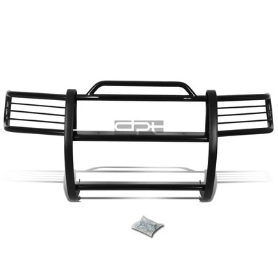 Fit 98-02 Passport/Rodeo Sport Black Coated Mild Steel Front Grill Guard Flame - Image 1 of 4