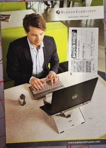 Bakker Elkhuizen Ergo-Q 260 Laptop Ständer tragbar 15,6 Zoll Aluminium BNEQ260 40 - Bild 1 von 4