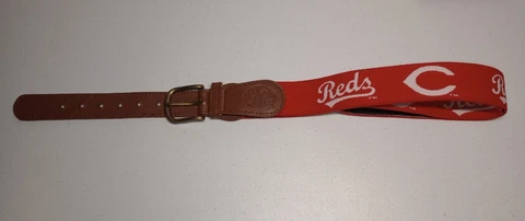 Cincinnati Reds Skyline Chili MLB Baseball Team Logo Adjustable Elastic Belt 46" Cover