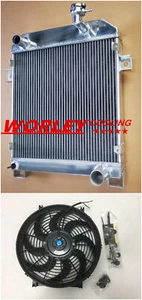 RADIATOR FOR MARK 2 MK2 MK II DAIMLER 2.5 V8; V8-250 MT 1962-1967 + FAN new - Afbeelding 1 van 13