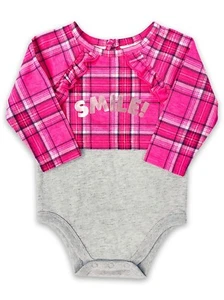 Garanimals Baby Mädchen Langarm Rüsche Body/Leggings/Skinny Jeans, 4 Stück - Bild 1 von 4