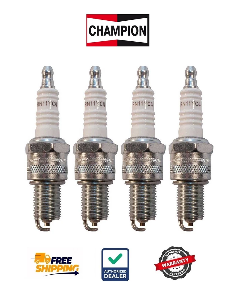 Paquete de 4 - Bujía-Cobre Plus Champion Bujía RN11YC4; 322, Totalmente NUEVO Foto 1 de 1