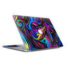 Skin Decal Wrap for MacBook Air Retina 13 Inch - Neon Color Swirl Glass