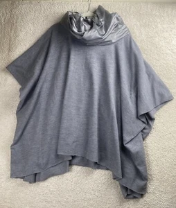 Alistair Trung Ponch0 Coat Women's Size XL Gray Wool Oversized Cowl Neck - Picture 1 of 11