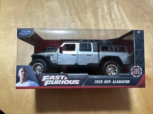 Jada Fast & Furious 2020 Jeep Gladiator Silver 1:24 Die Cast Pickup - New!! - Picture 1 of 6