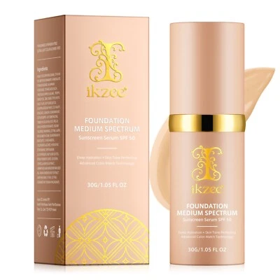 SPF 50 Sunscreen Sunscreen Foundation Face UV Protection Anti-Aging Serum - Image 1 of 4